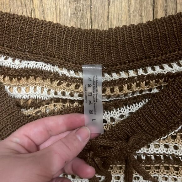 Retro knit crochet cover up - Picture 2 of 3